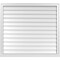Ekena Millwork Vertical Surface Mount PVC Gable Vent w/ 2"W x 2"H , Brickmould Sill Frame, 42"W x 38"H GVPVE42X3803SN - alternate 1